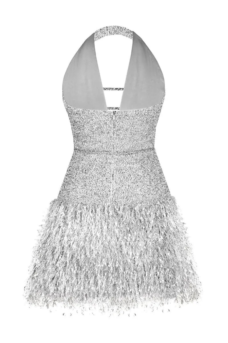 AMINA SPARKLING MINI DRESS