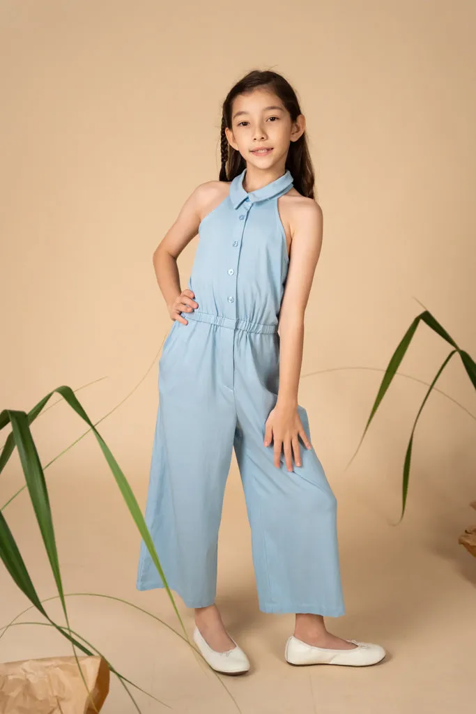 Annie Jumpsuit - Light Blue Denim