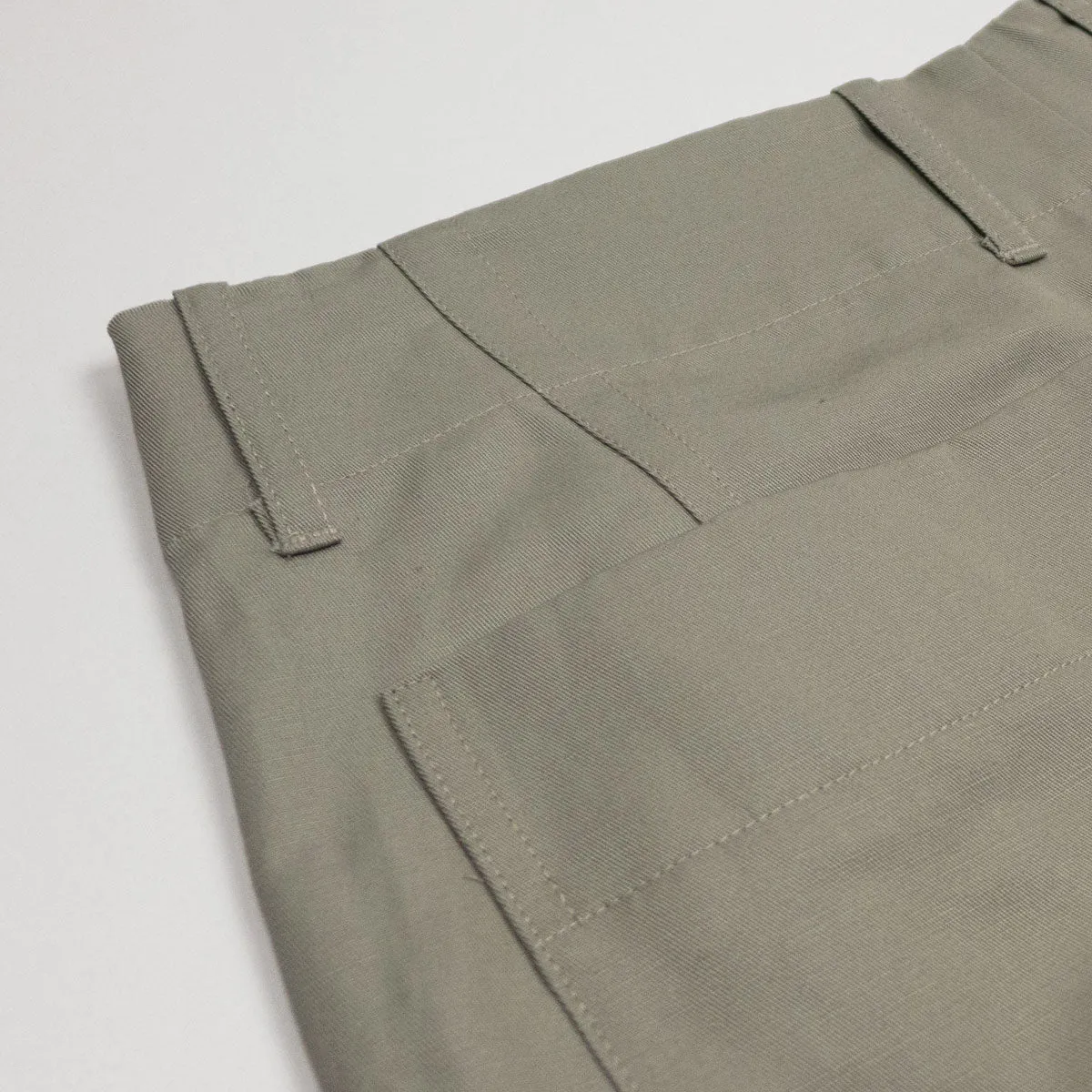 Arpenteur - Fox Cotton / Linen Gabardine Trousers - Stone