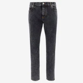 Balmain Grey Straight Cut Jeans