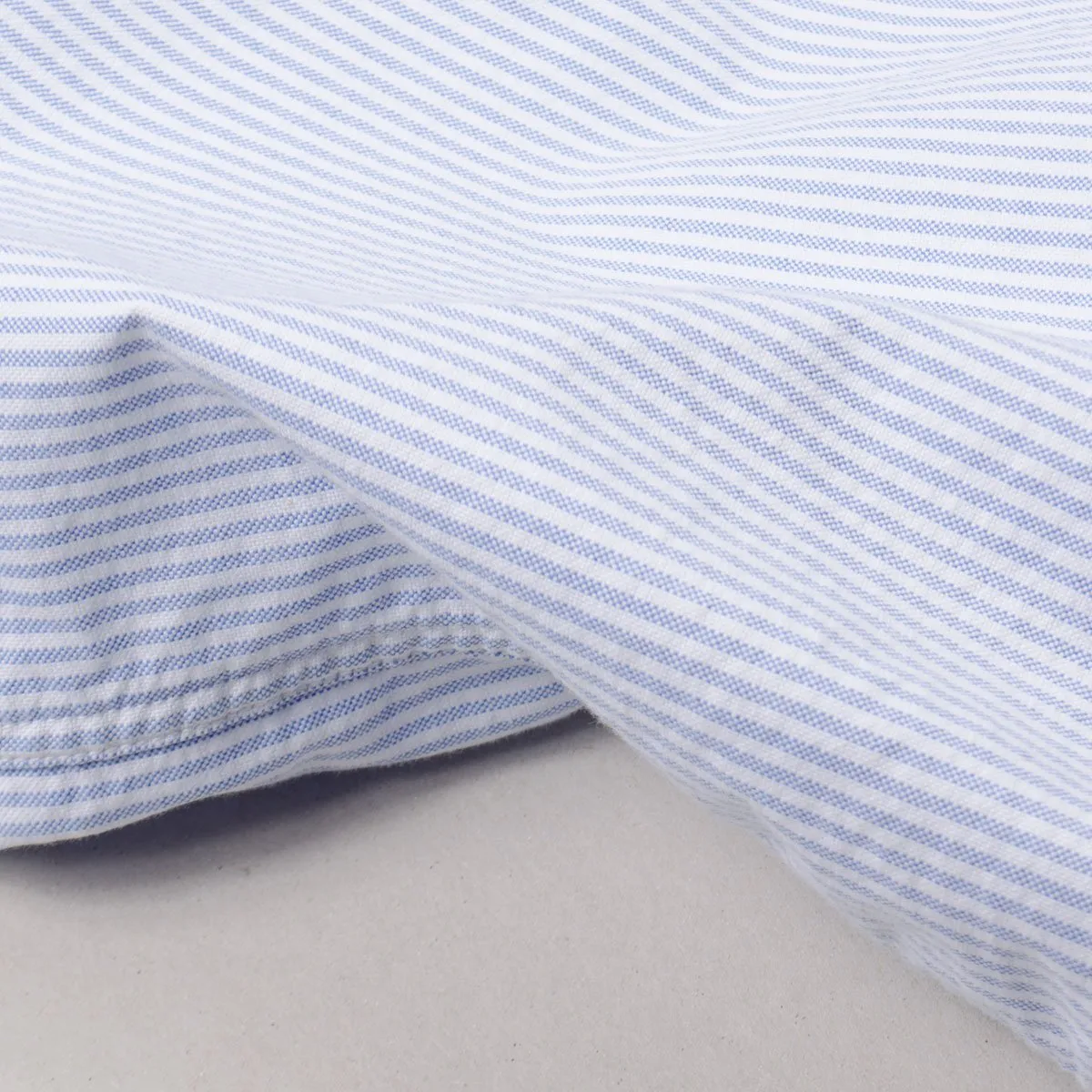 BD Baggies - Bradfort BD Shirt With Pocket - Oxford Striped Light Blue