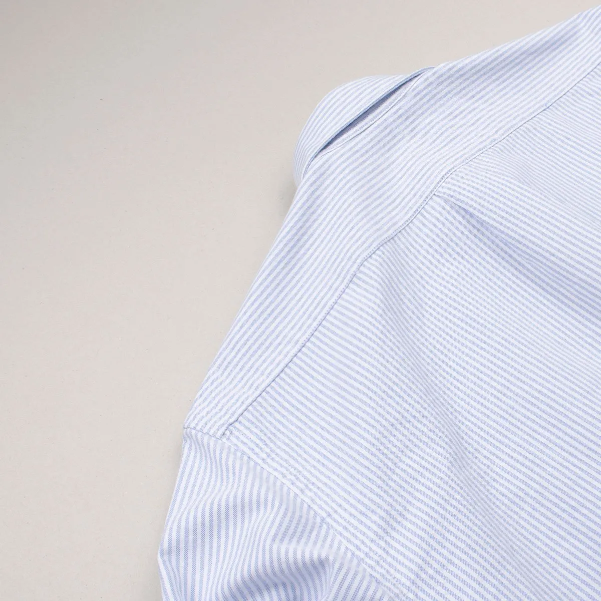 BD Baggies - Bradfort BD Shirt With Pocket - Oxford Striped Light Blue