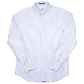 BD Baggies - Bradfort BD Shirt With Pocket - Oxford Striped Light Blue