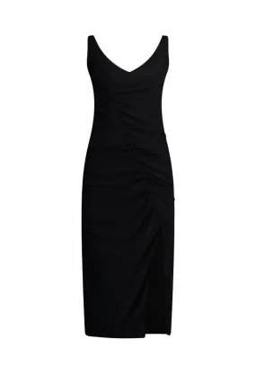 BLACK ALIE MIDI DRESS