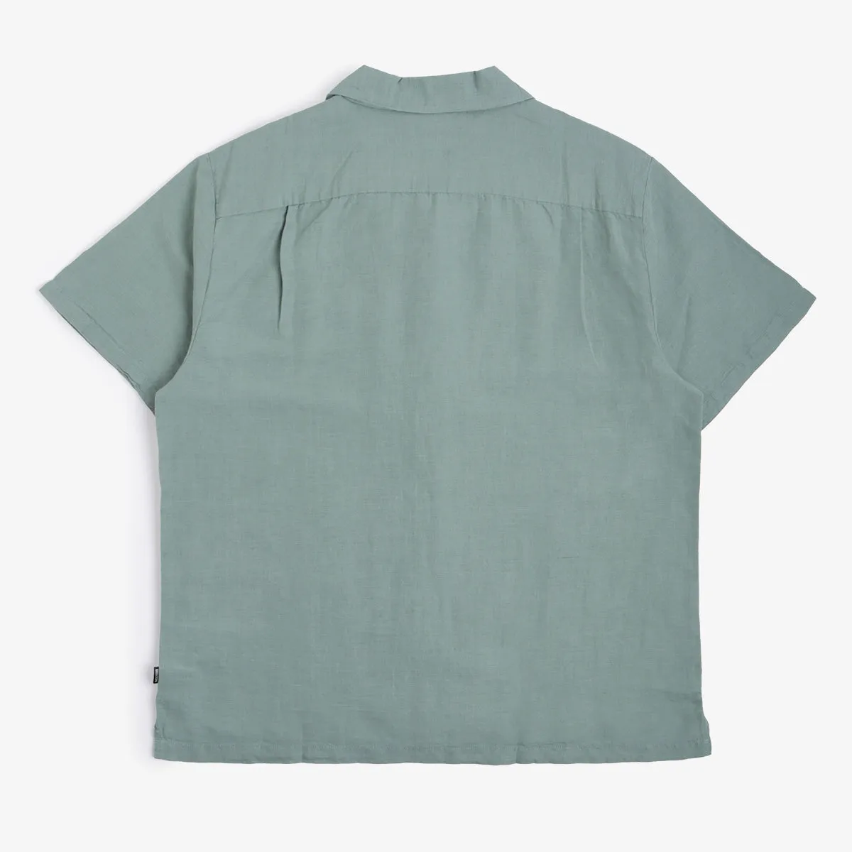 Brixton Bunker Linen Blend Camp Collar Shirt