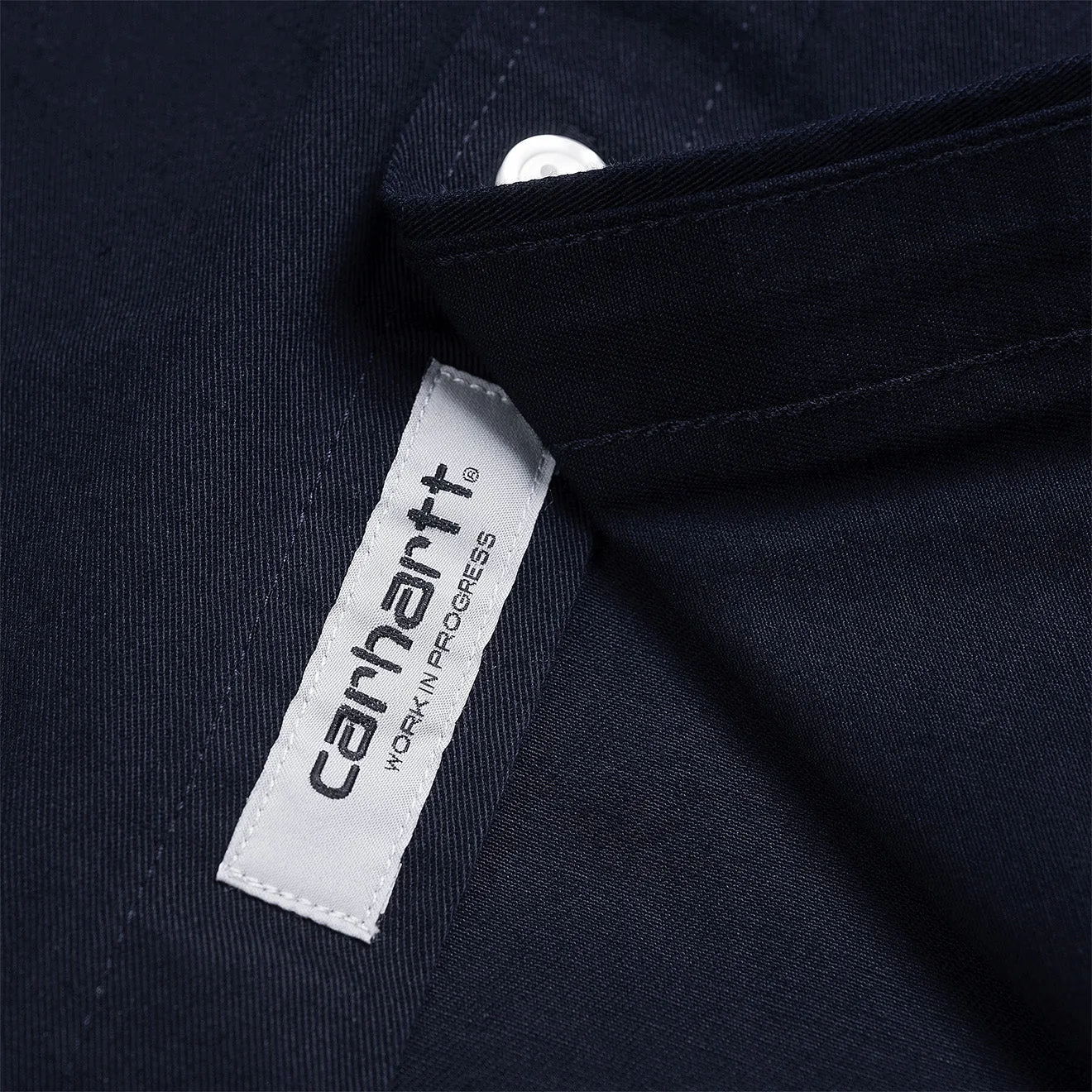 Carhartt WIP L/S Madison Shirt Dark Navy / White