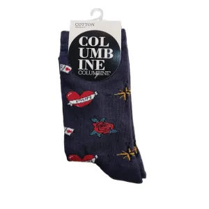 Columbine Socks Women's Nautical Love Mum 1 Pair