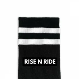 Custom Design Striped Crew Socks - Medium