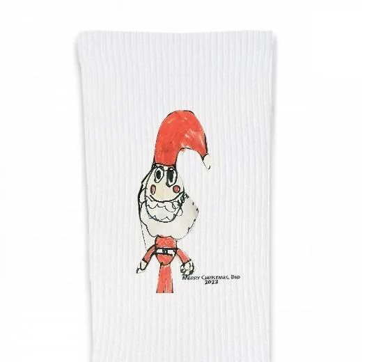 Design Your Own Custom Printed Crew Socks - Large