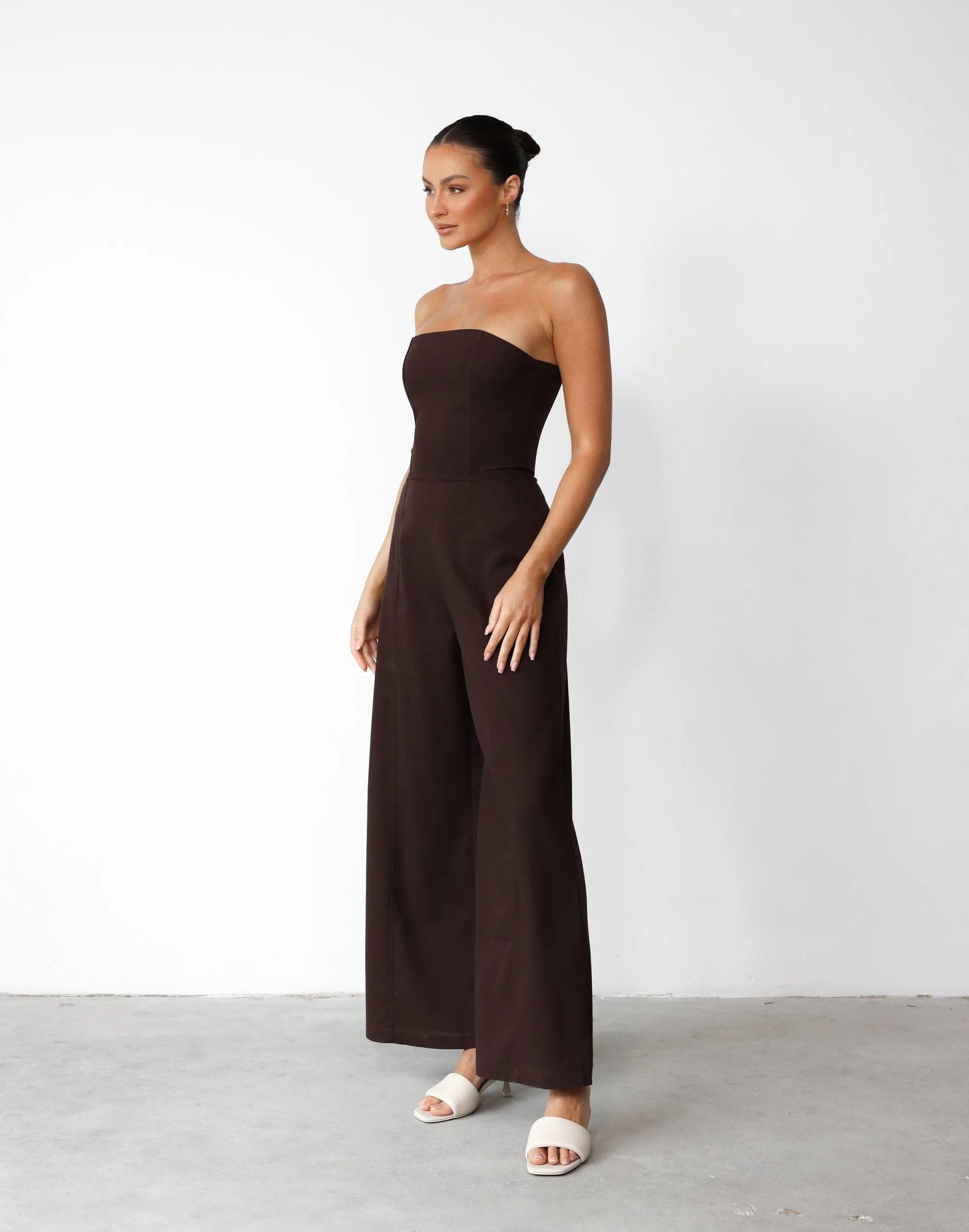 Dion Jumpsuit (Chocolate)