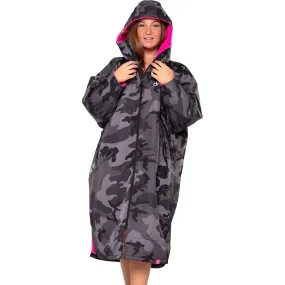 Dryrobe Advance Long Sleeve Changing Robe - Black Camo