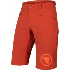 Endura SingleTrack II Mens Baggy Cycling Shorts - Red