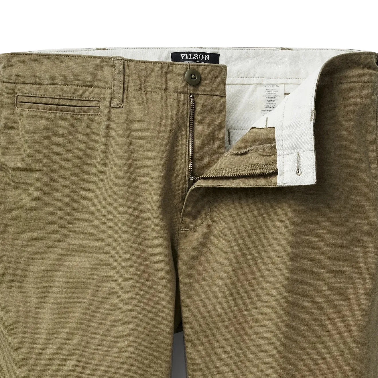 Filson Draftsman Canvas Pant Faded Olive