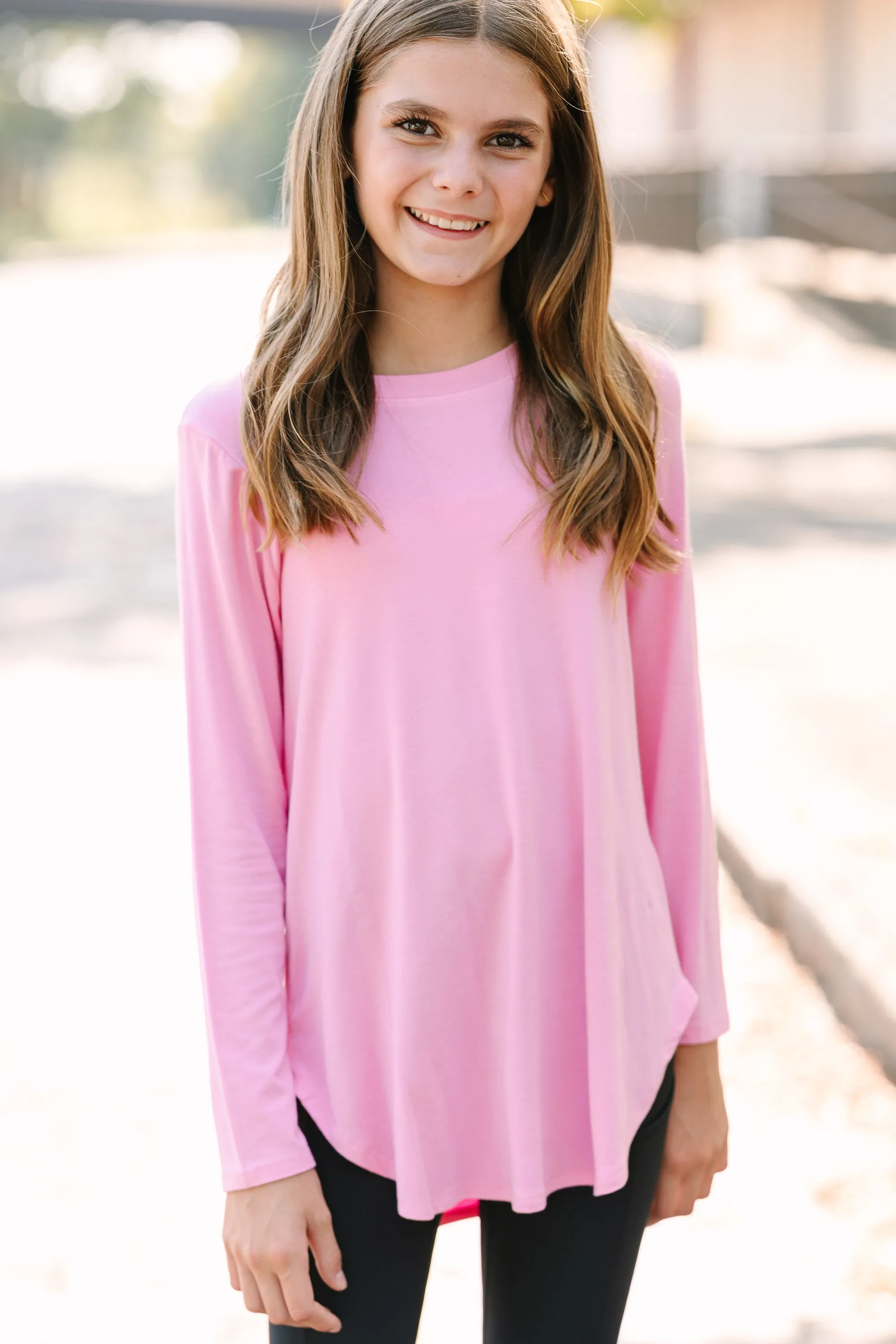 Girls: Won't Let You Down Candy Pink Classic Top