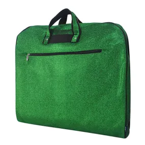 Green Glitter Gymnastics Competition Garment Bag and Cheer Dance Garment Bags