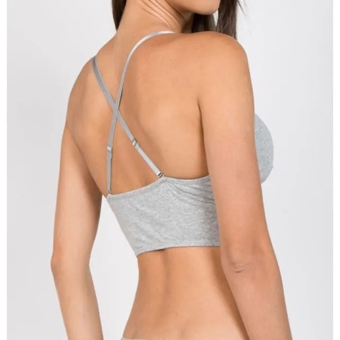 Heather Gray Sport/Sleep Bra