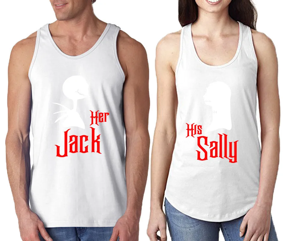 Her Jack and His Sally Couple Matching Tanktops