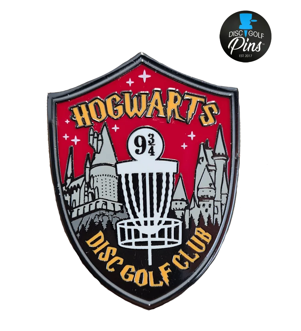 Hogwarts Disc Golf Club Pin