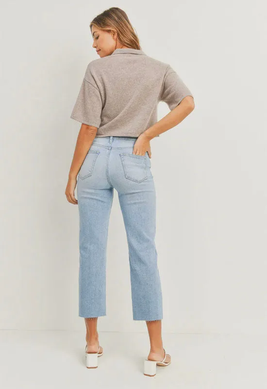 Just Black - Classic Straight Leg Jean Light Blue