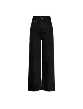 Levis Womens High Loose Jeans Black Denim