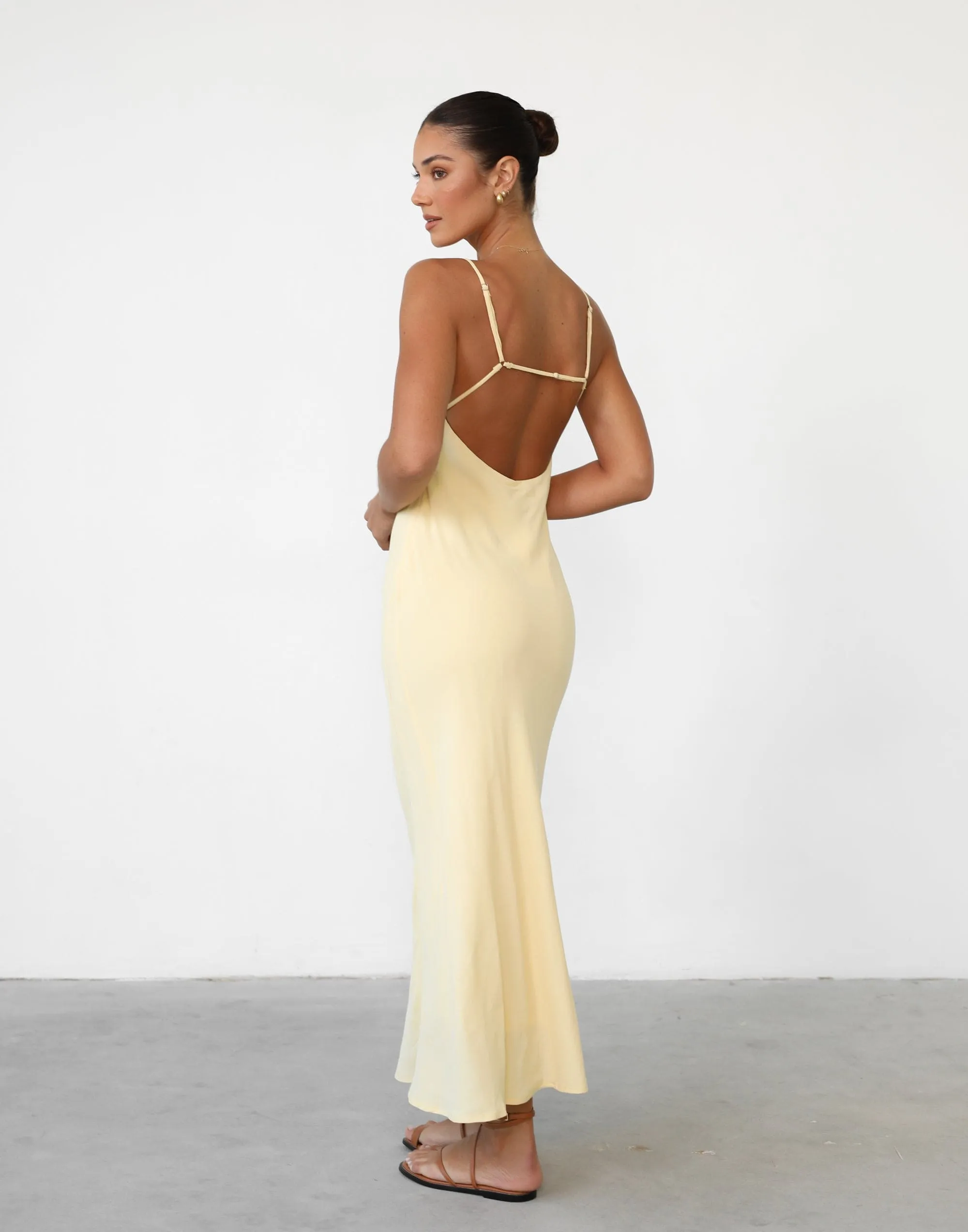 Leyton Maxi Dress (Lemon)