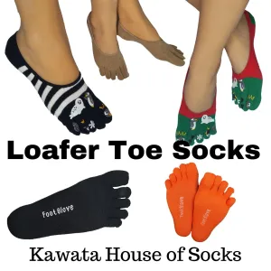 Men Loafer Toe Socks / Invisible Toe Socks / No-Show Toe Socks