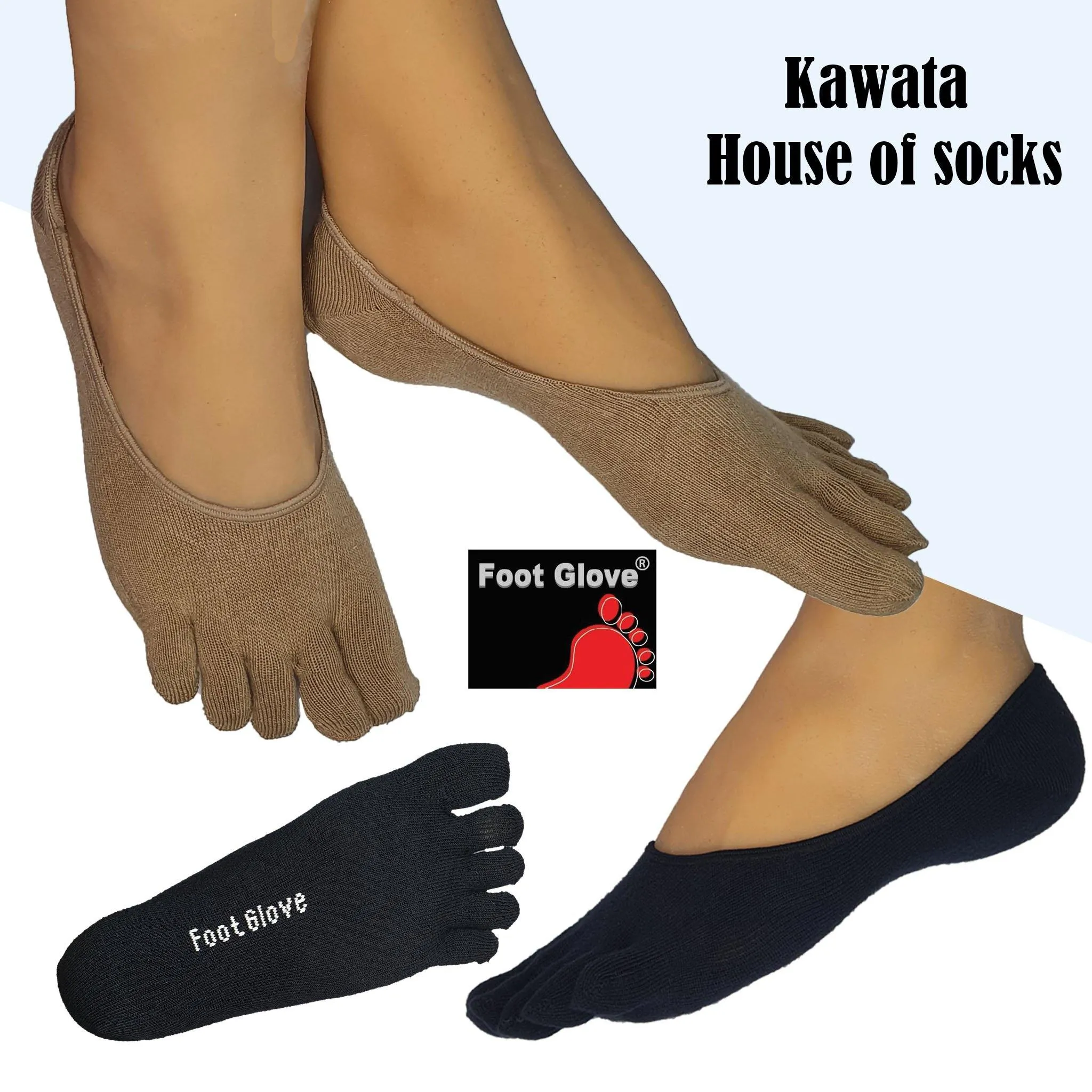 Men Loafer Toe Socks / Invisible Toe Socks / No-Show Toe Socks