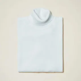 Men's Turtleneck Sweater color White