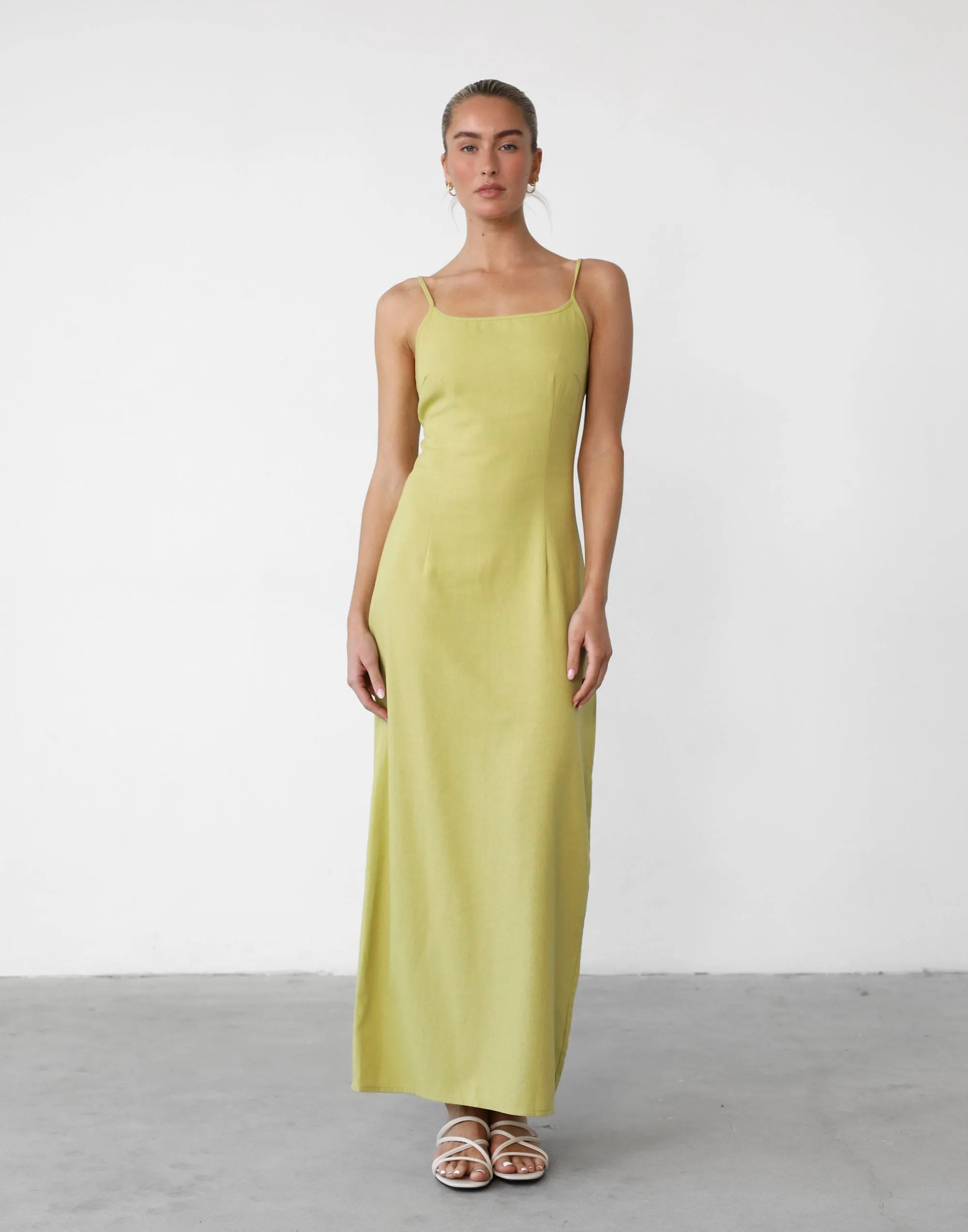 Moscow Maxi Dress (Olive)