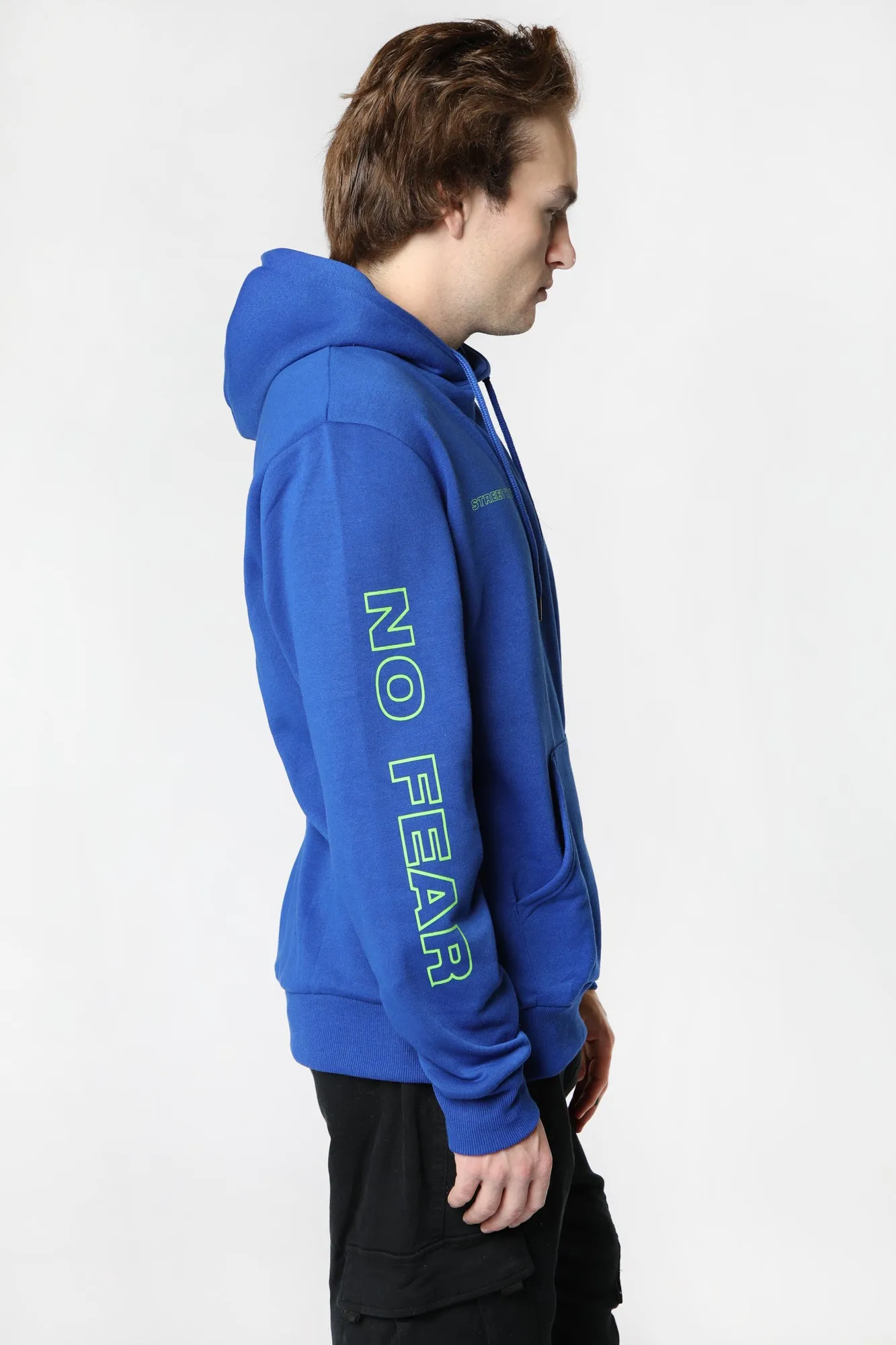 No Fear Mens Graphic Logo Hoodie