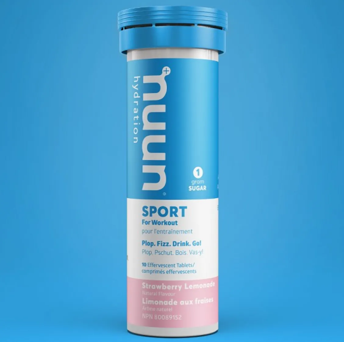 Nuun Sport Strawberry Lemonade, Tube