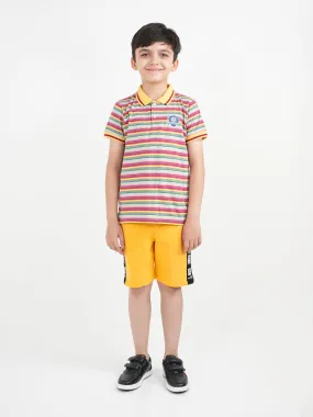 "MOSI" Kids Casual Summer Polo Tee Shirt