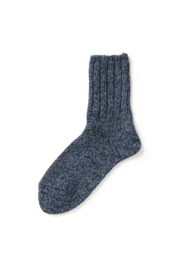 RoToTo Denim Tone Ankle Socks Blue Denim