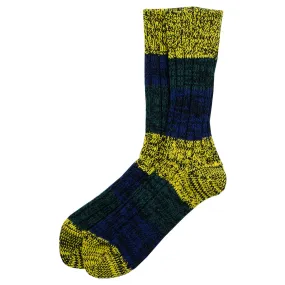 RoToTo - Mixture Socks - Yellow/Green/Blue