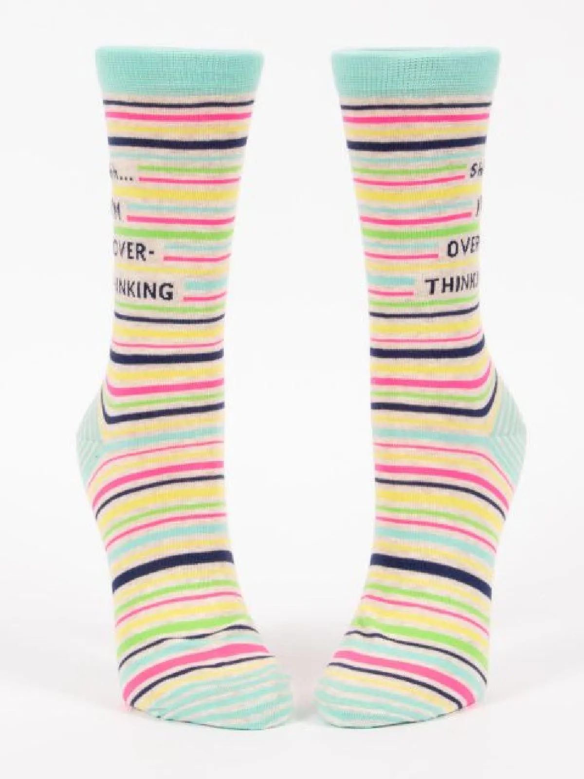 Shhh, I'm Overthinking Socks by Blue Q