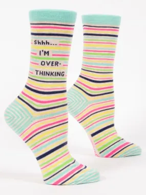 Shhh, I'm Overthinking Socks by Blue Q