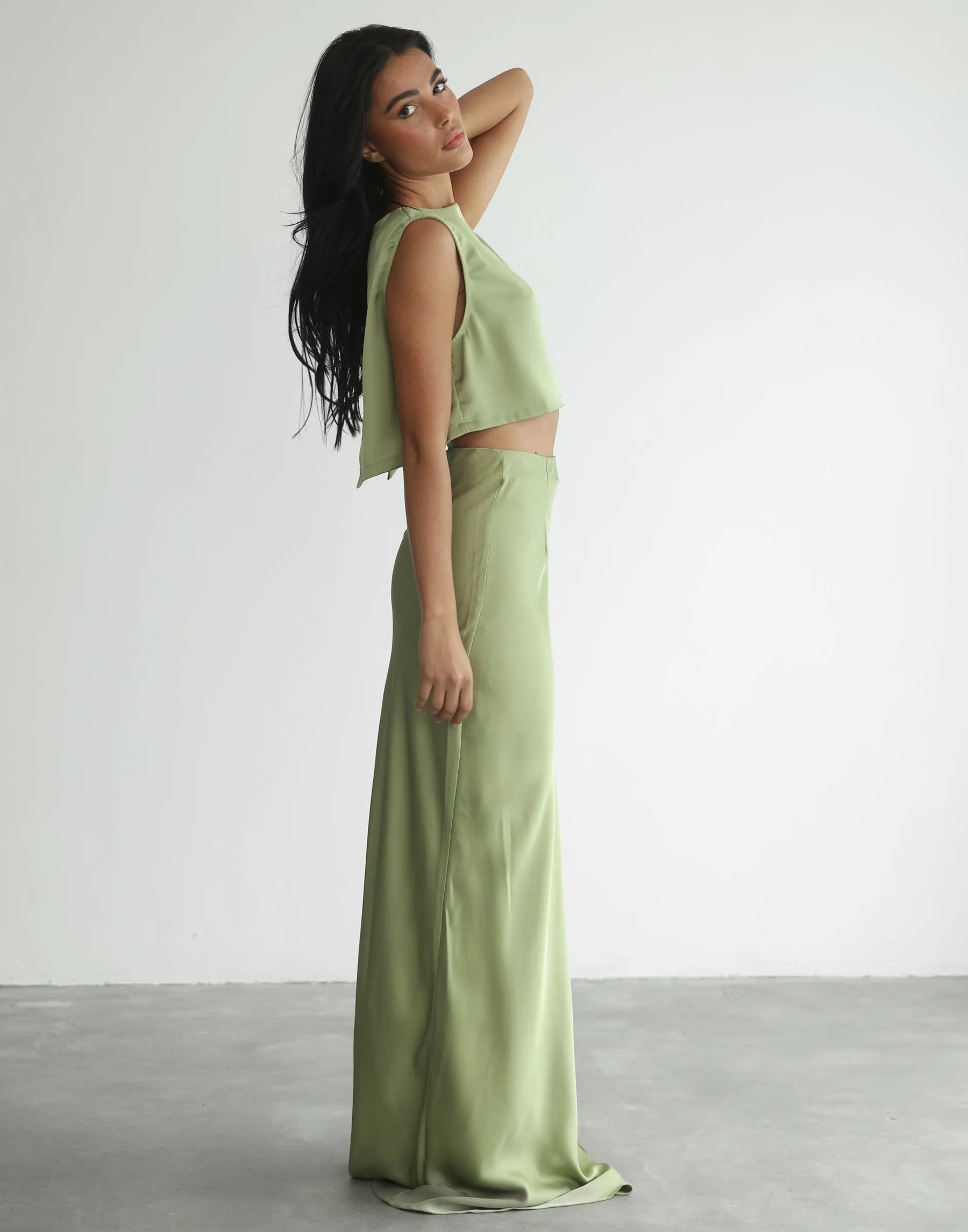 Sincerity Maxi Skirt (Sage)