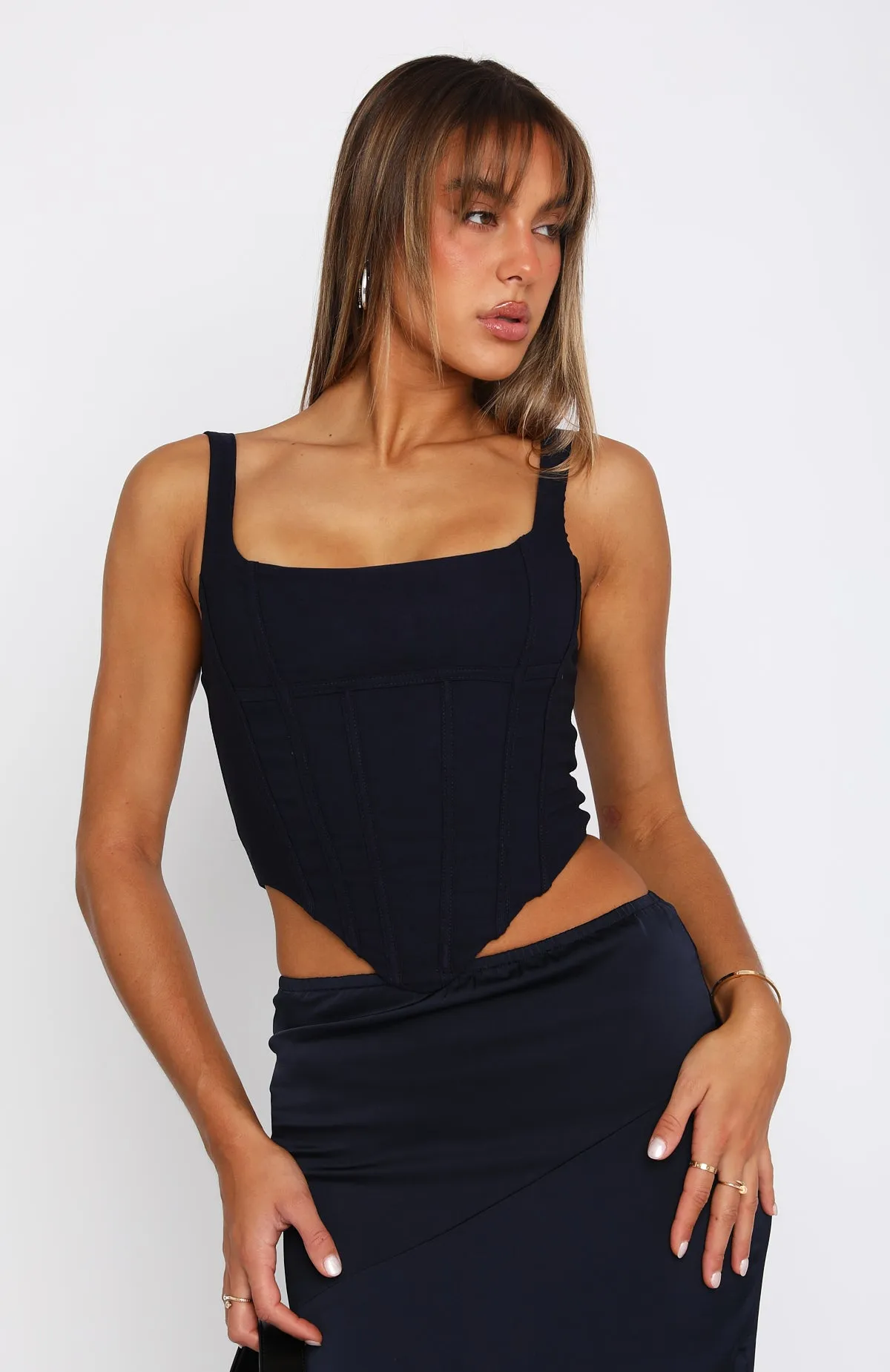 Sweet Tooth Bustier Navy