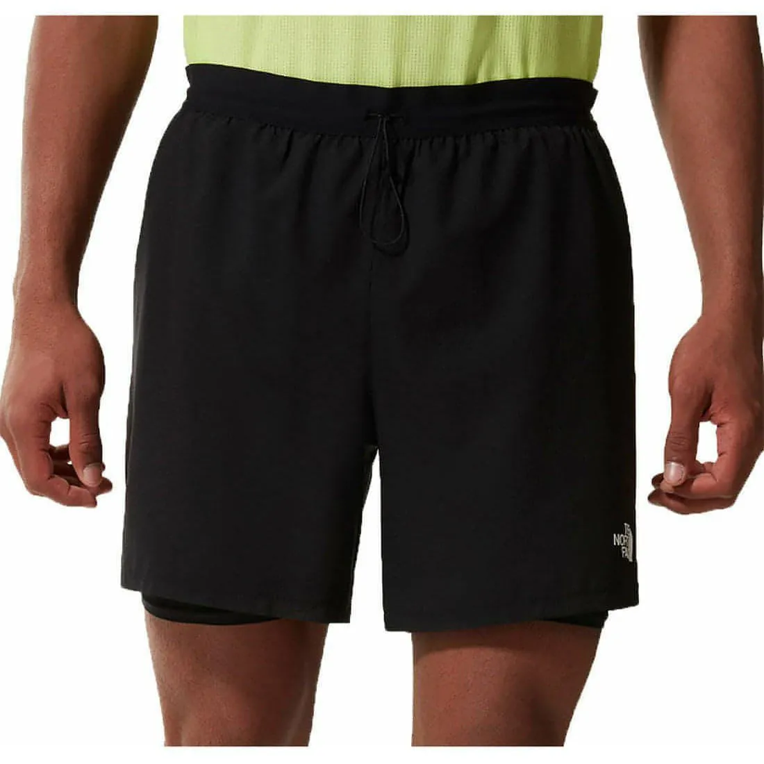 The North Face Sunriser 2 In 1 Mens Running Shorts - Black