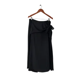 ZARA Black Side-tie Long Skirt Pants | Brand New |