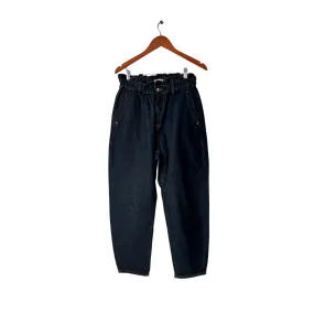 ZARA Dark Blue Denim Ballon-fit Jeans | Like New |